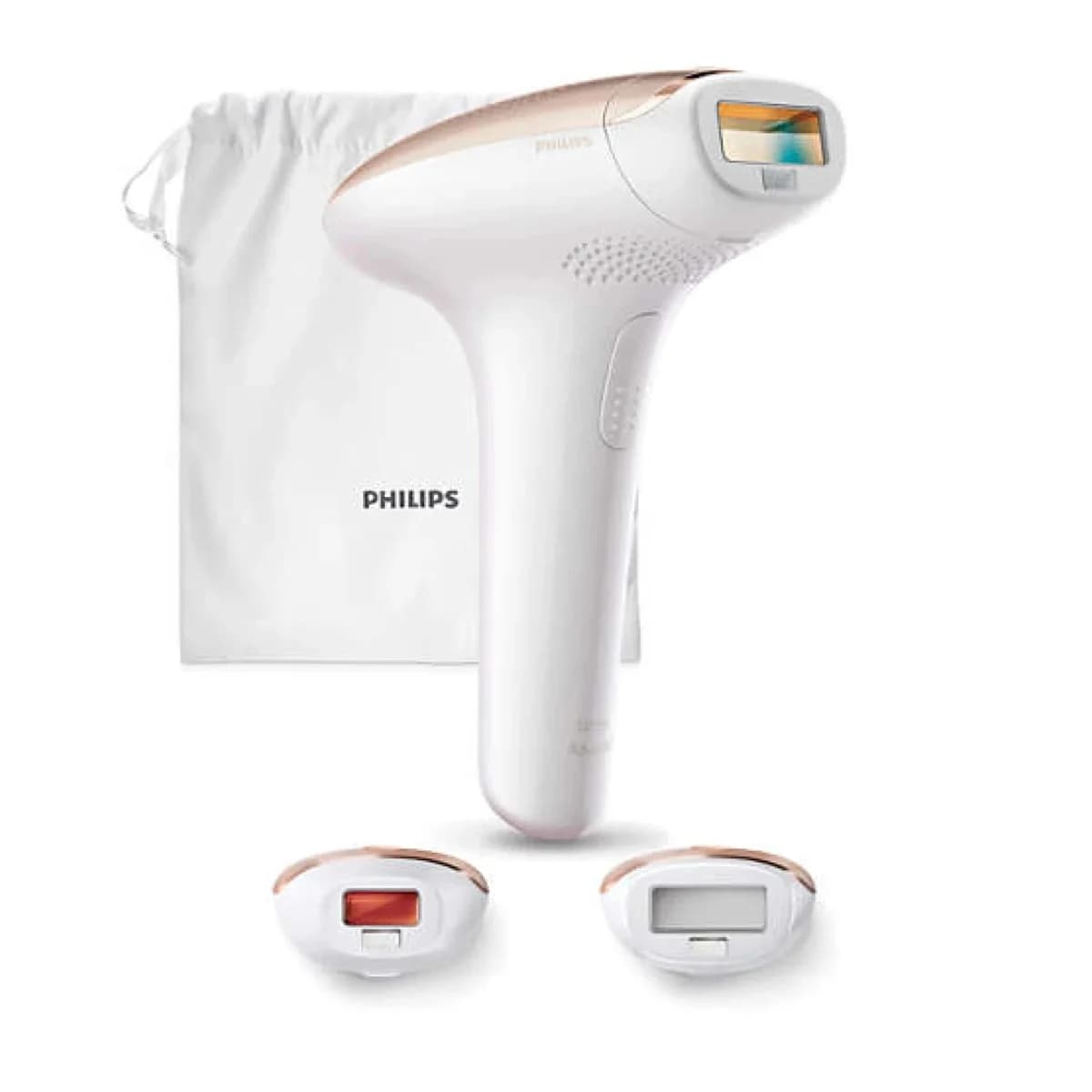 PHILIPS IPL Epilator Lumea SC1997/00, 250.000 bljeskova, 2 nastavka, UV filter, Bijelo/Zlatni