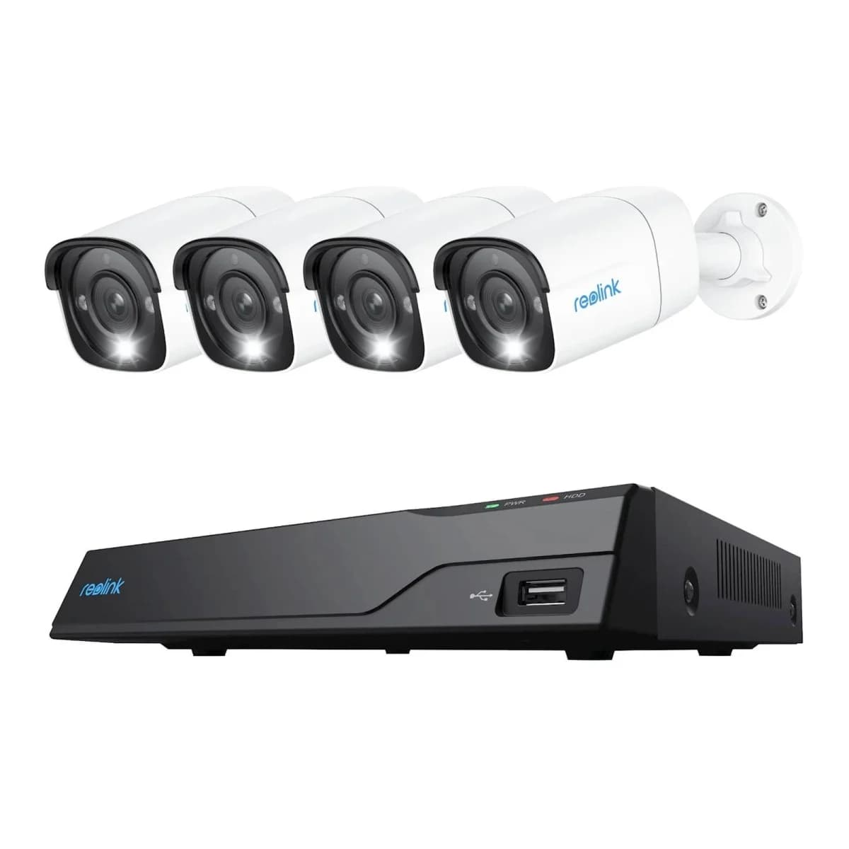 REOLINK Video Nadzorni Set NVS8-12MB4, 4K 12MP, 8-kanalni NVR, 4x PoE Kamere, 2TB HDD, Smart Detection