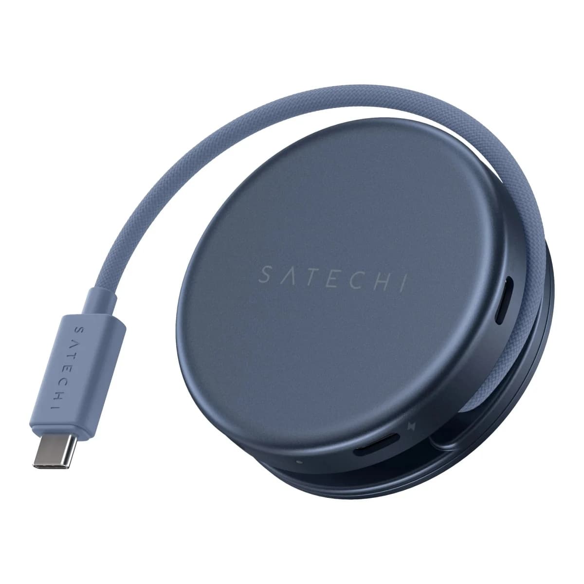 SATECHI USB-C Hub On-the-Go 5-in-1, HDMI 4K 60Hz, USB-C PD 60W, SD čitač kartica, Indigo