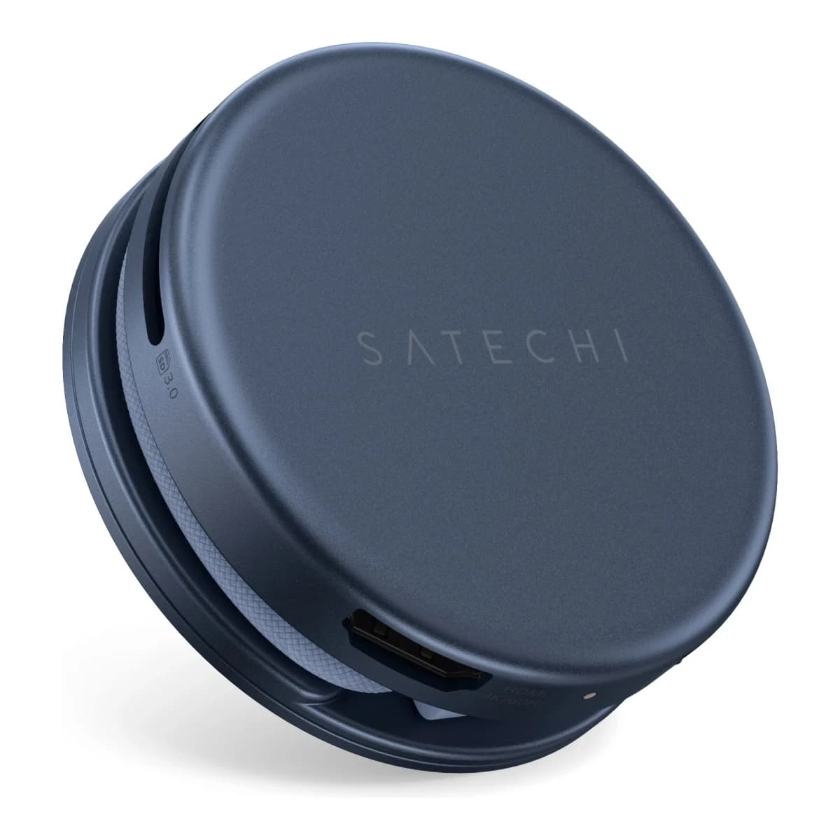 SATECHI USB-C Hub On-the-Go 5-in-1, HDMI 4K 60Hz, USB-C PD 60W, SD čitač kartica, Indigo