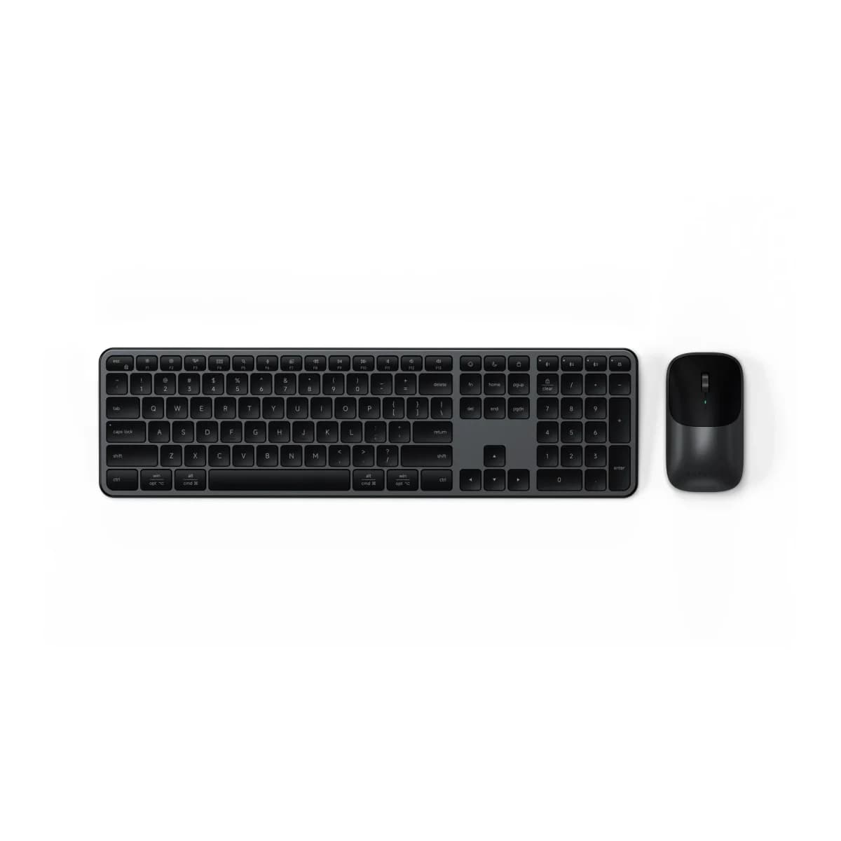 SATECHI Bežični Set Tipkovnica i Miš Slim CEX3 Wireless Combo, US English, Space Black