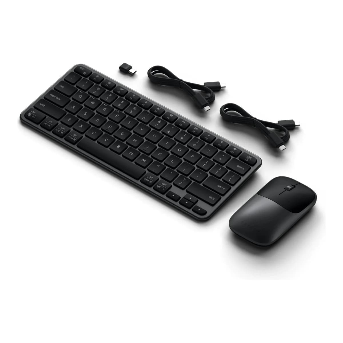 SATECHI Komplet tipkovnica i miš Slim CEX1 Wireless Combo, Bežični, US English, Space Black
