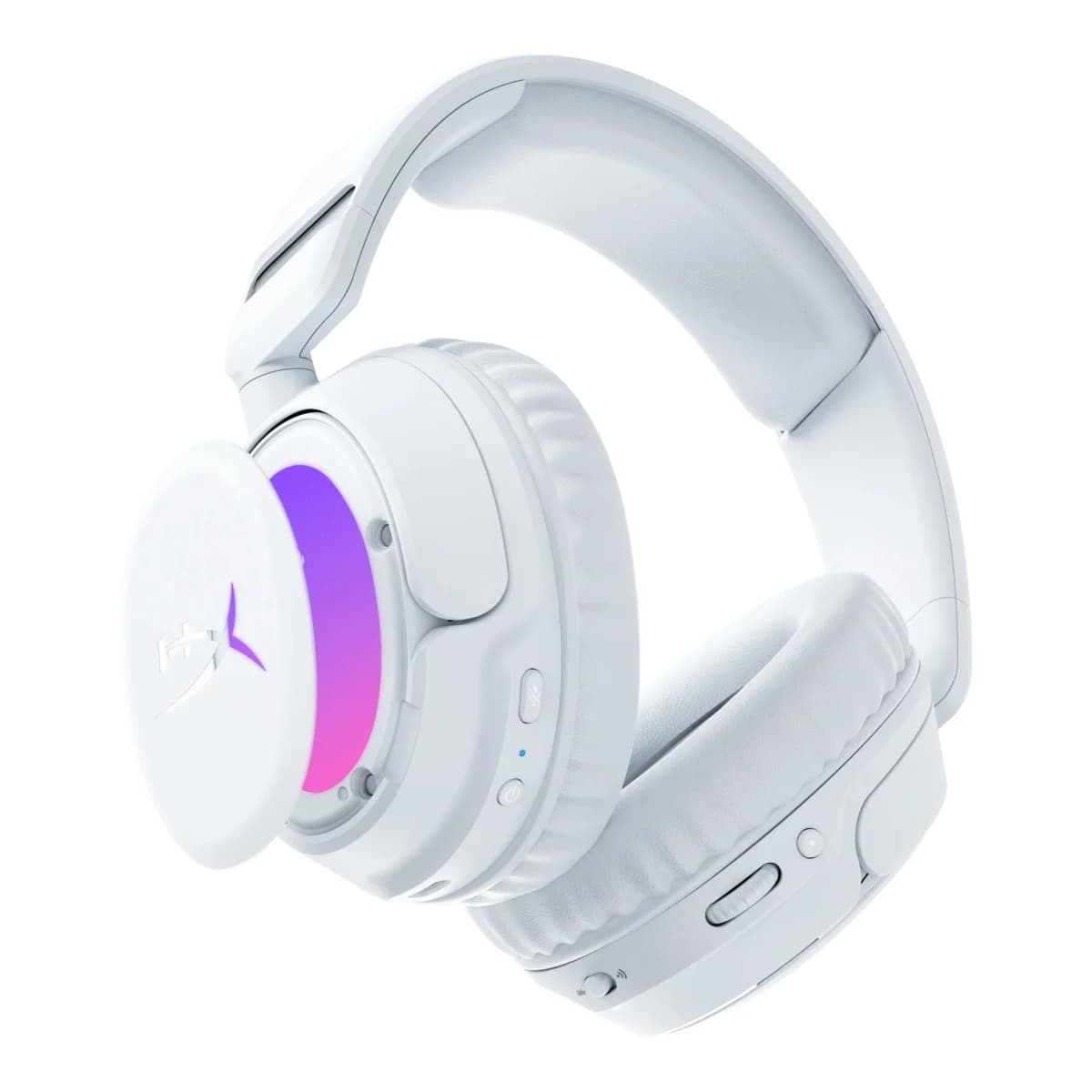 HYPERX Slušalice Cloud Flight 2 RGB Wireless Over-Ear, Mikrofon, Bijele