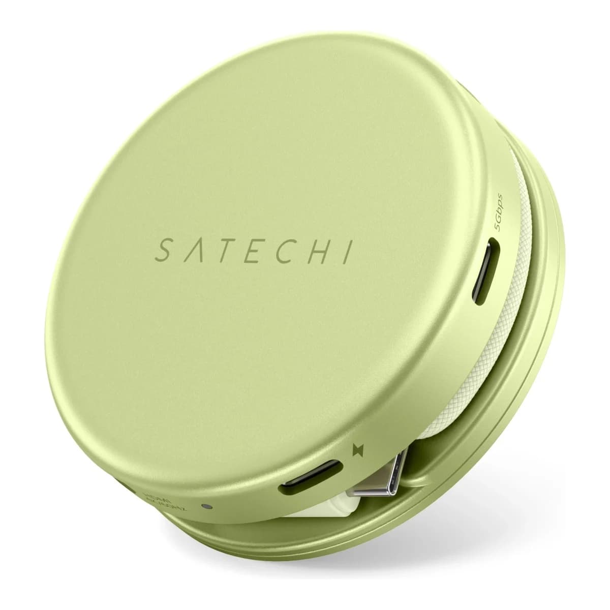 SATECHI Multiport Adapter On-the-Go 5-in-1, HDMI 4K 60Hz, USB-C PD 60W, SD čitač kartica, Citrus