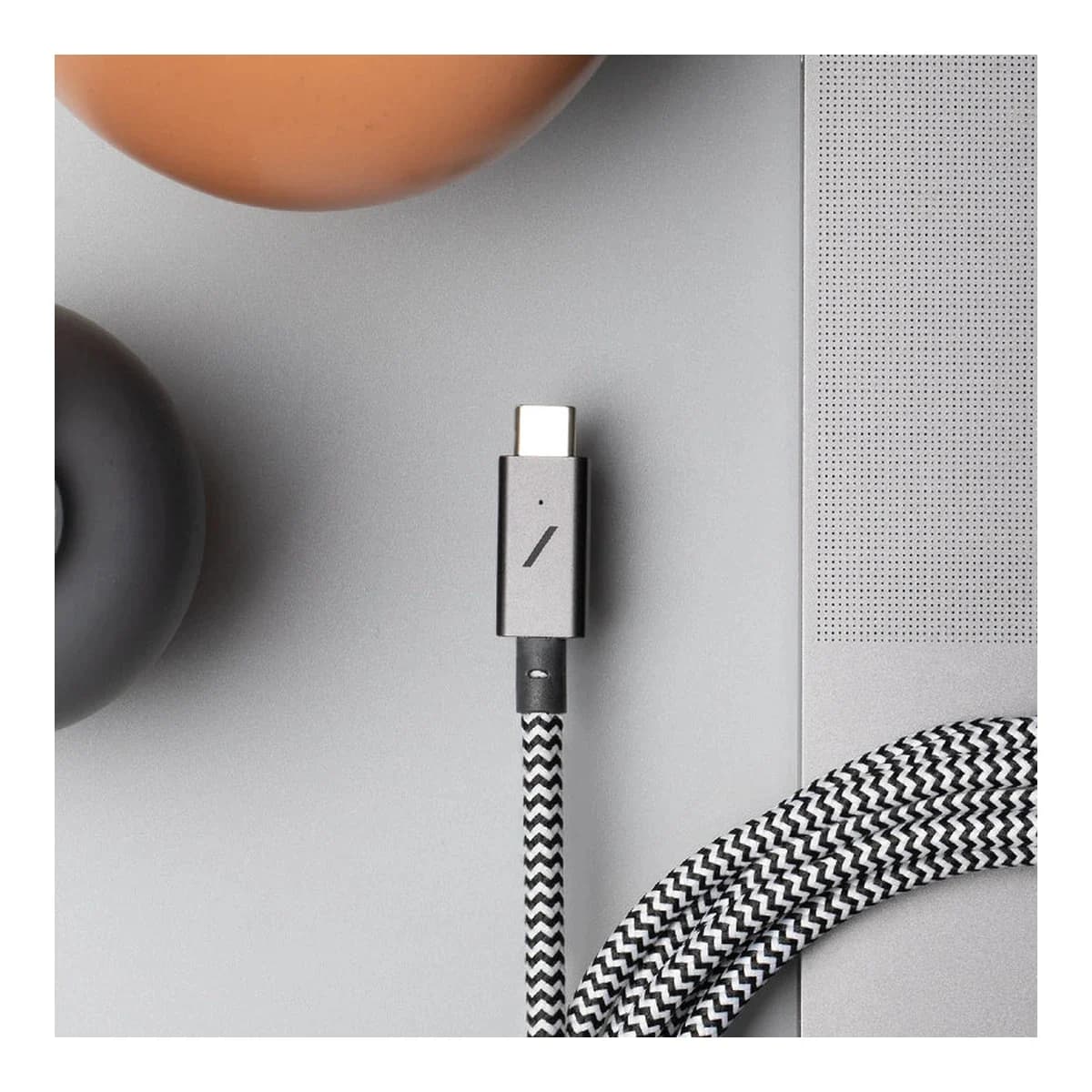 NATIVE UNION Kabel Belt Cable USB-C to USB-C-Pro, 240W, 2,4 m, Zebra