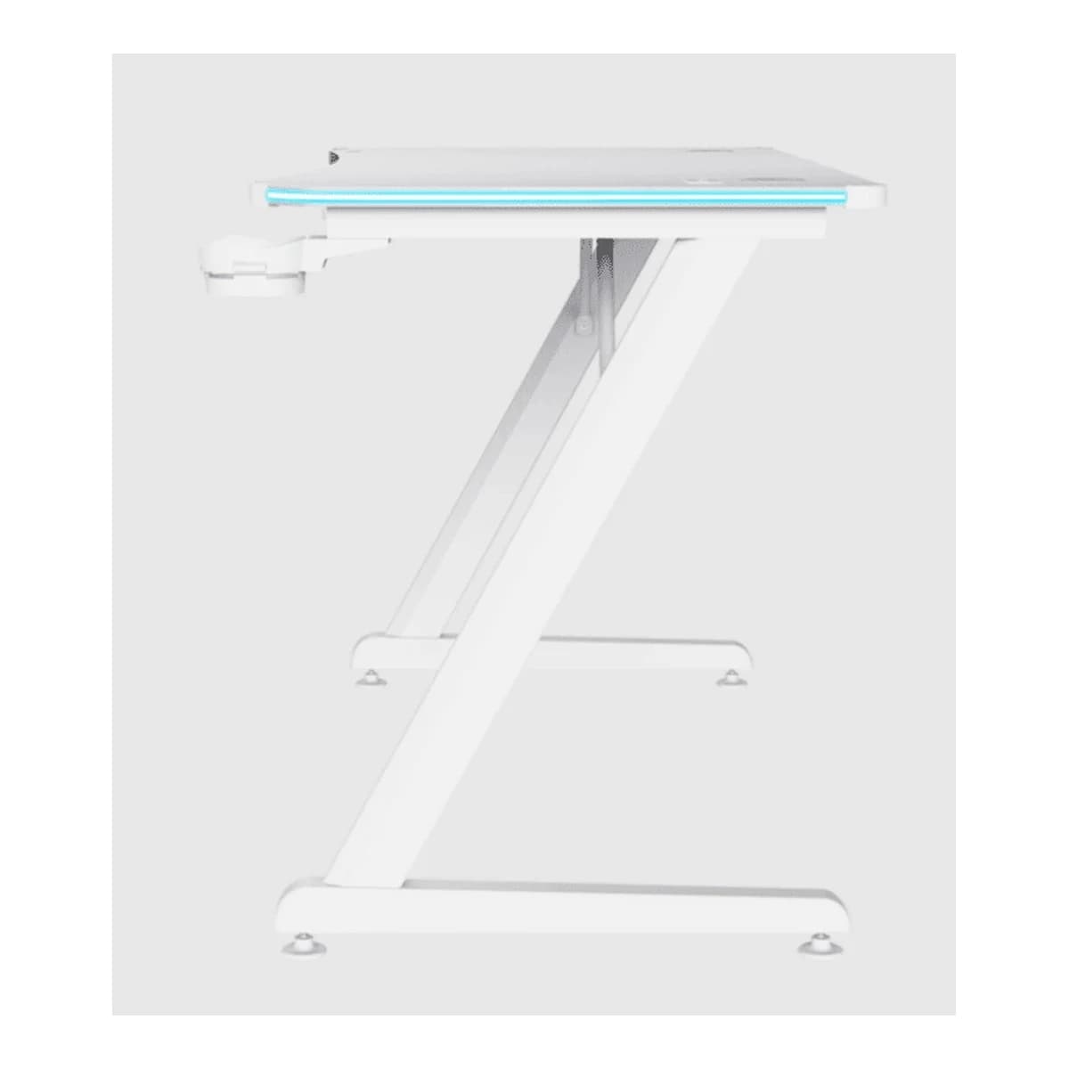 TRUST Gaming sto GXT 709W LUMINUS, RGB, 120x60x76 cm, bijeli, 24 mjeseci garancije