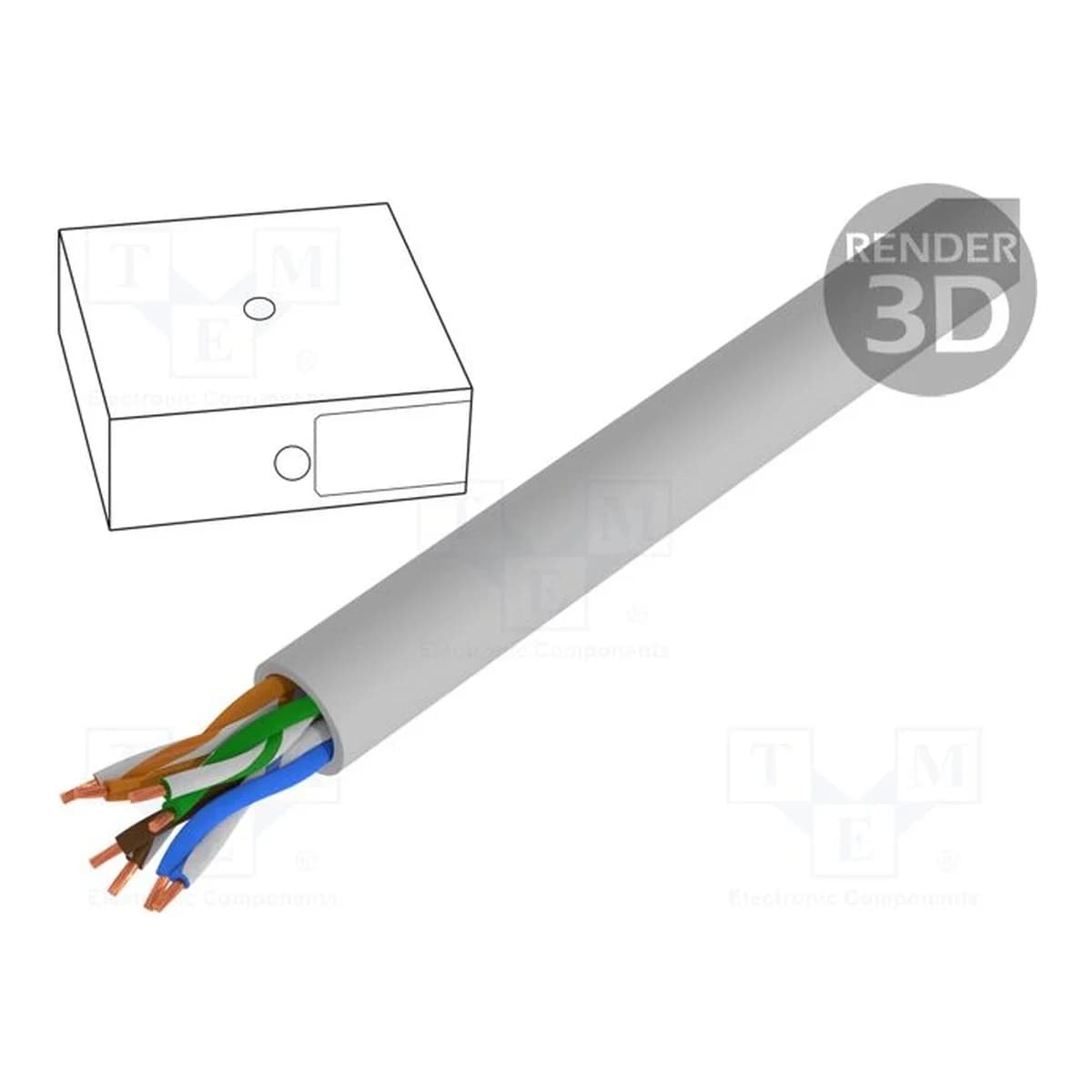 LogiLink CAT6 Patch Cable UTP 305m CPV0036