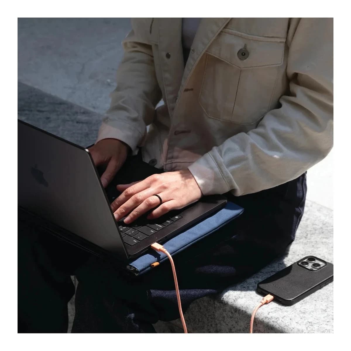 NATIVE UNION Futrola WFA Stow Lite, za MacBook 13", Navy