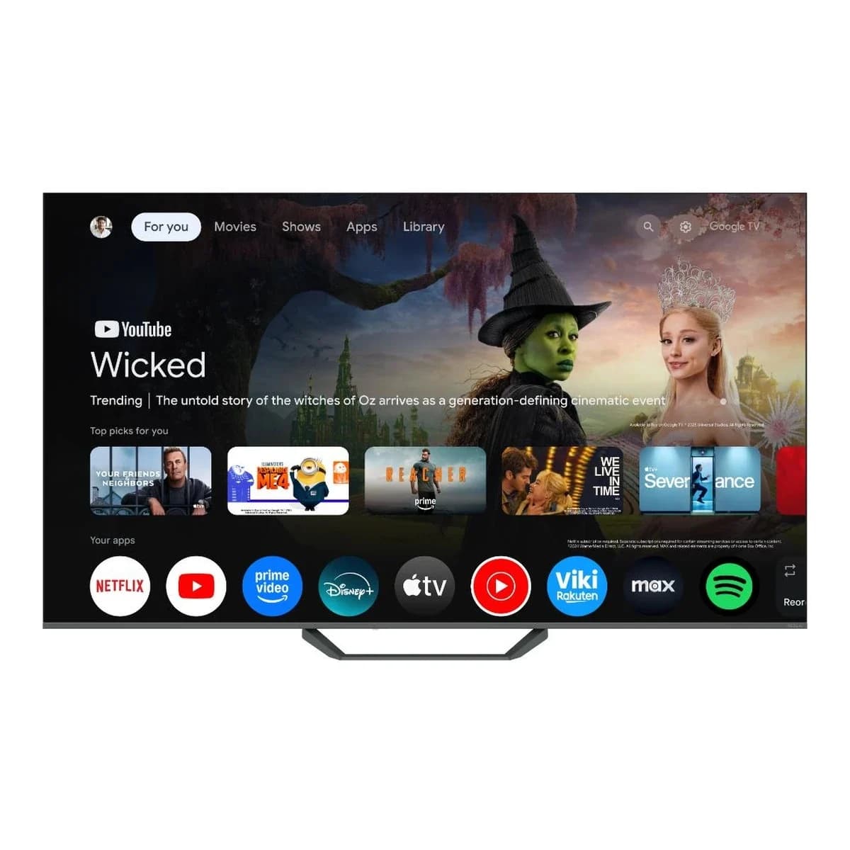 TESLA TV 75" 4K QLED Q75E655GUS, Smart TV, Google TV, UHD, DVB-T2/S2