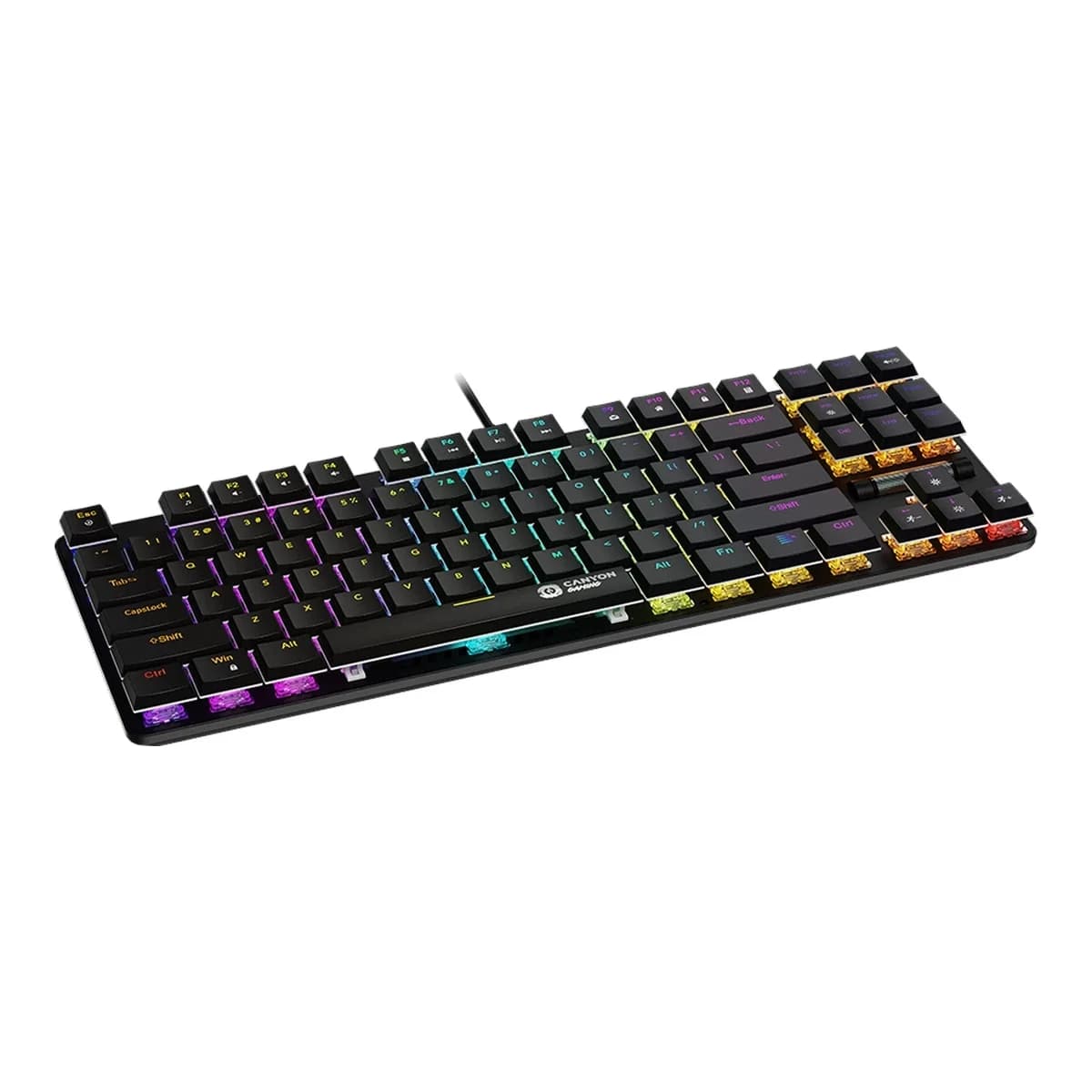 CANYON Tastatura Cometstrike TKL GK-50, TKL, EN raspored, žična