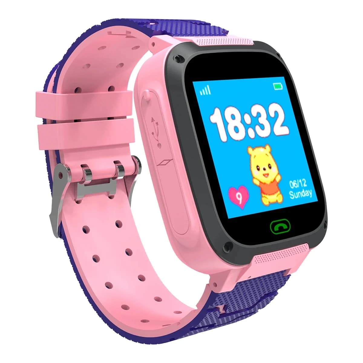 CANYON Pametni Sat Jessie KW-32 GPS, 1.3", LBS, SOS, IP67, Blue/Pink