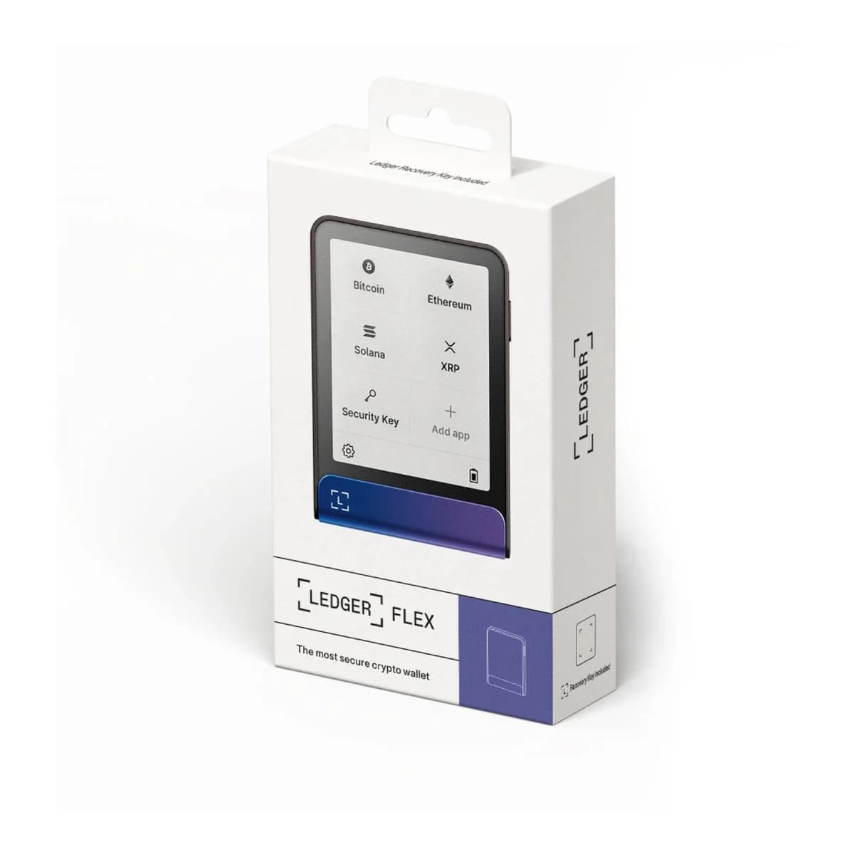 LEDGER Hardverski novčanik Flex, Neptune Blue, Ledger Recovery Key
