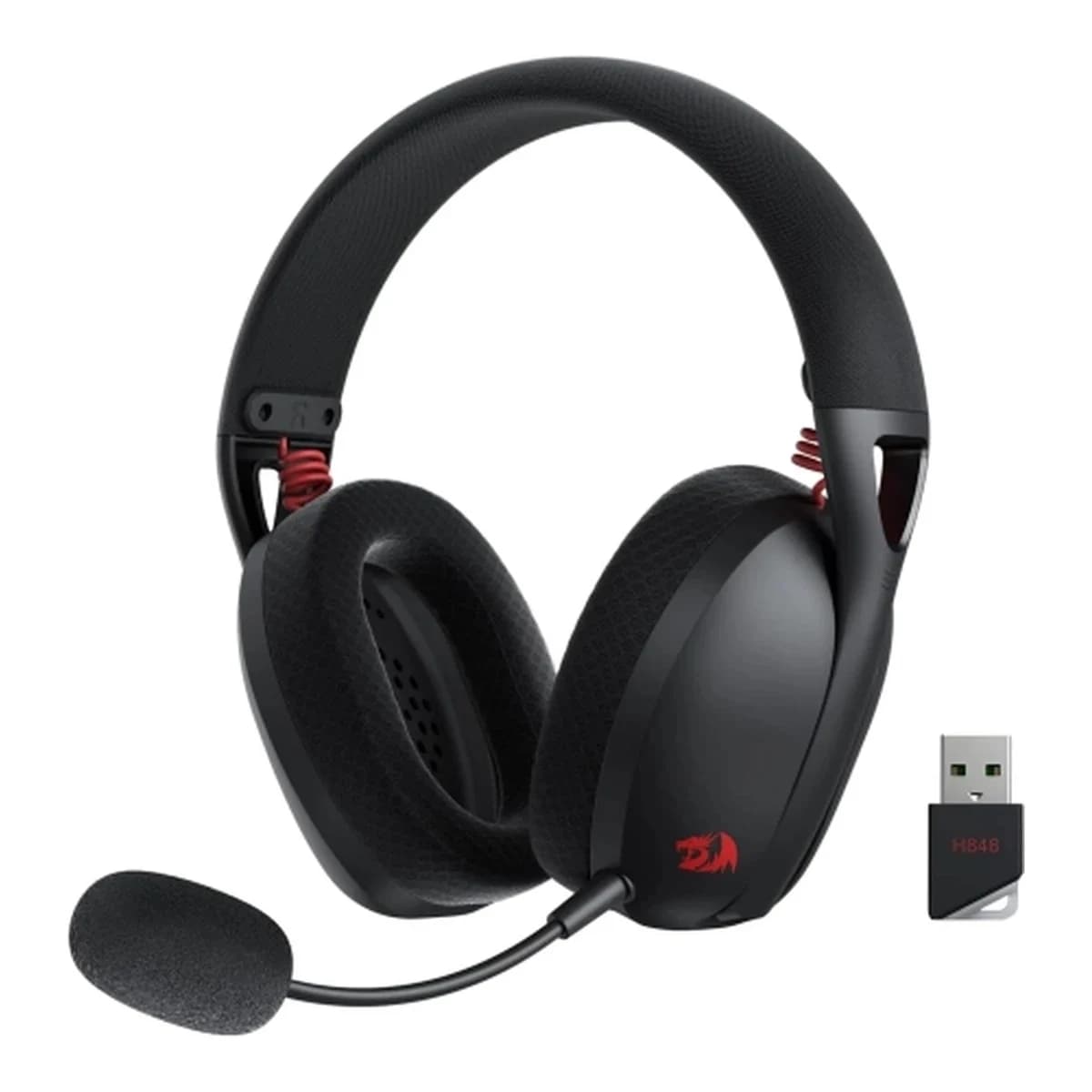 REDRAGON Slušalice Ire Pro H848 Over-Ear, Wireless/Bluetooth, Mikrofon, 7.1 Surround, Crne
