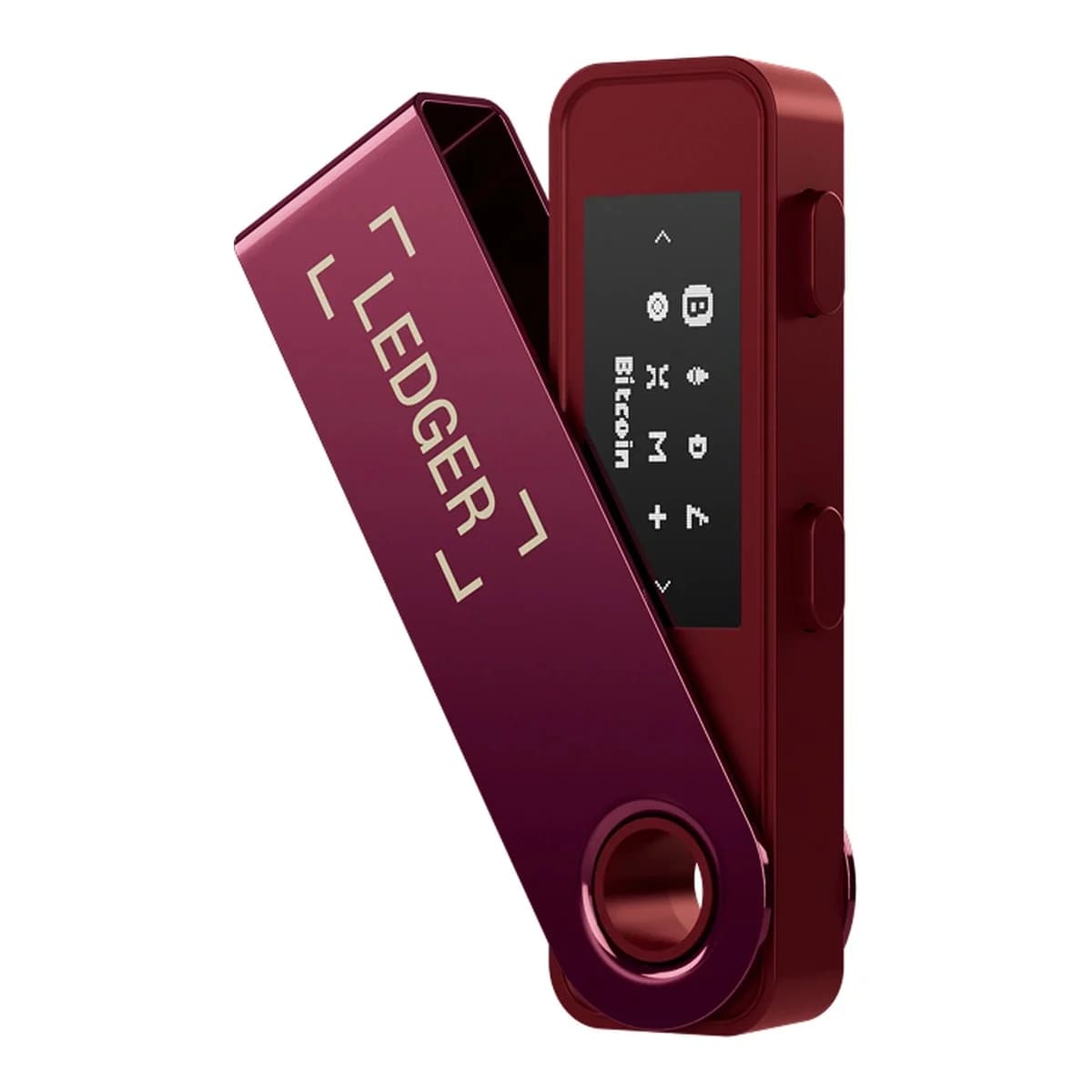 LEDGER Hardverski novčanik Nano S Plus Crimson Magenta, USB-C, zaštita PIN kodom, podrška za kriptovalute