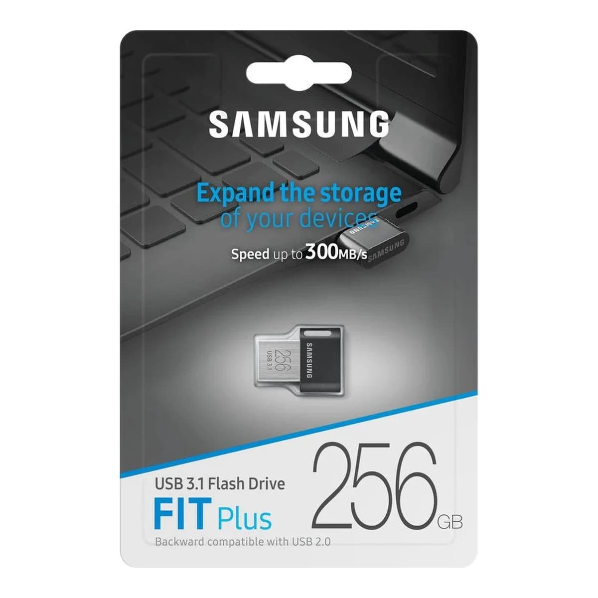 SAMSUNG USB Stik FIT Plus 256GB, USB 3.1, Vodootporan, Otporan na udarce, Garancija 36 mjeseci