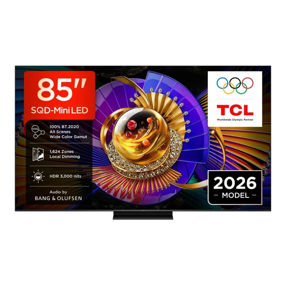 TCL TV 85" 4K QD-Mini LED 85C7L, Smart TV, HDR, Dolby Vision, Dolby Atmos