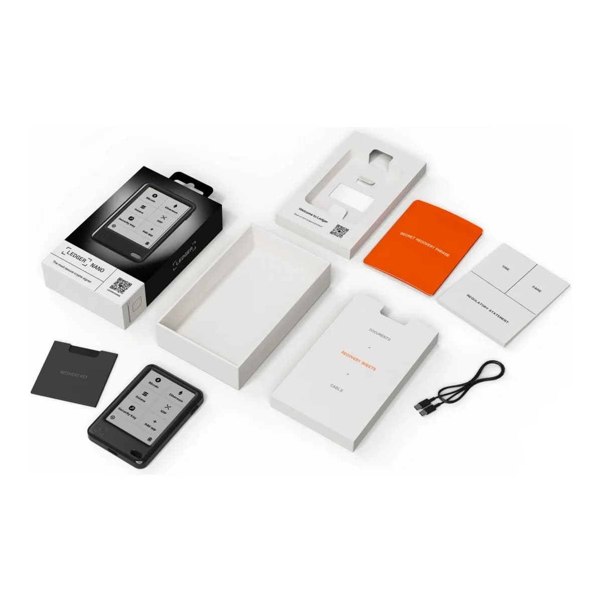 LEDGER Hardverski novčanik Nano Gen 5, Ledger Recovery Key, tamna boja