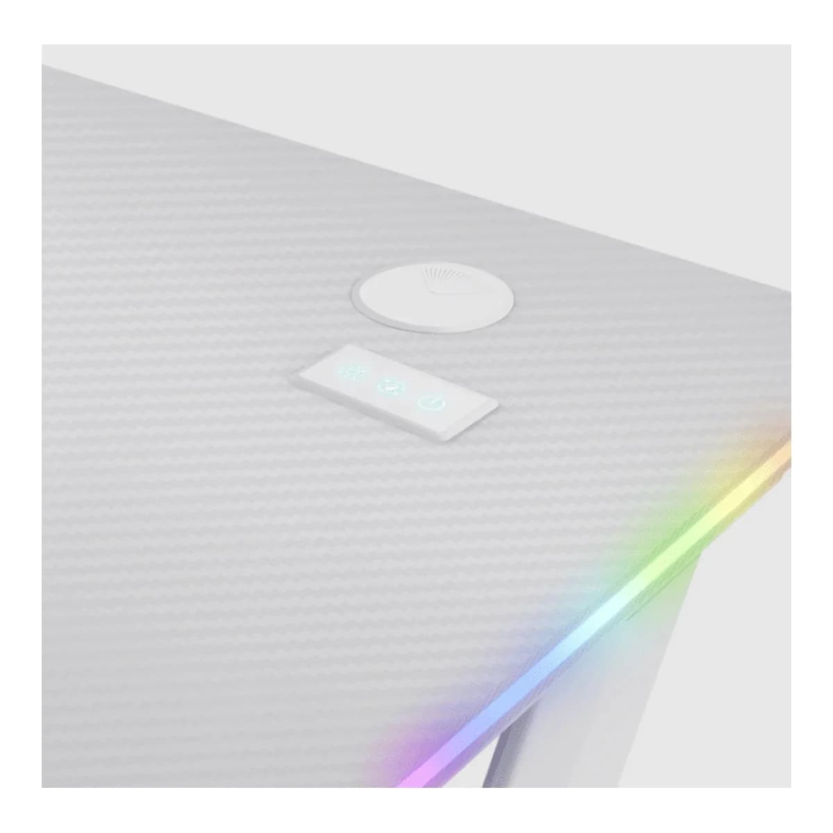 TRUST Gaming sto GXT 709W LUMINUS, RGB, 120x60x76 cm, bijeli, 24 mjeseci garancije