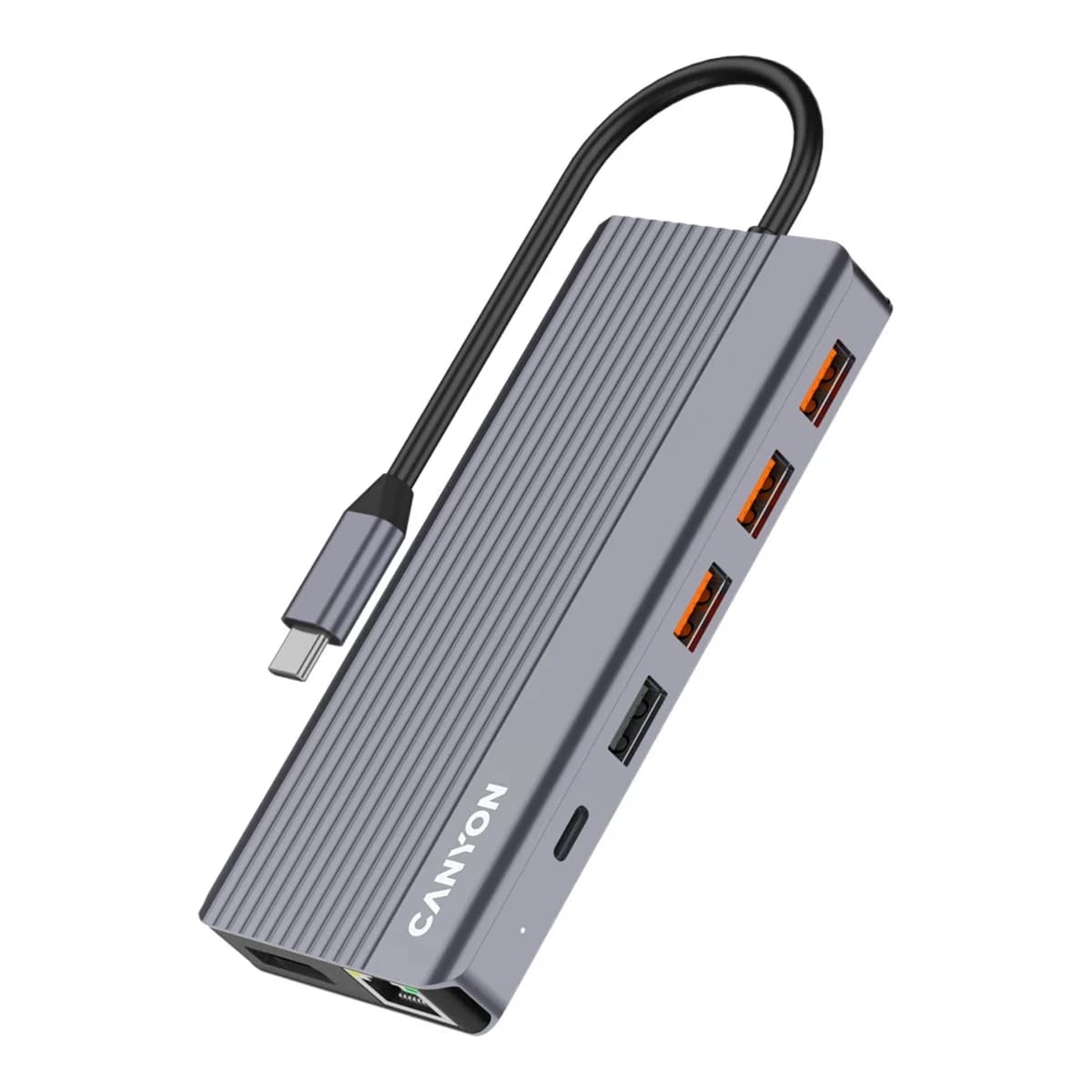 CANYON USB-C Hub DS-16 13in1 4k Grey