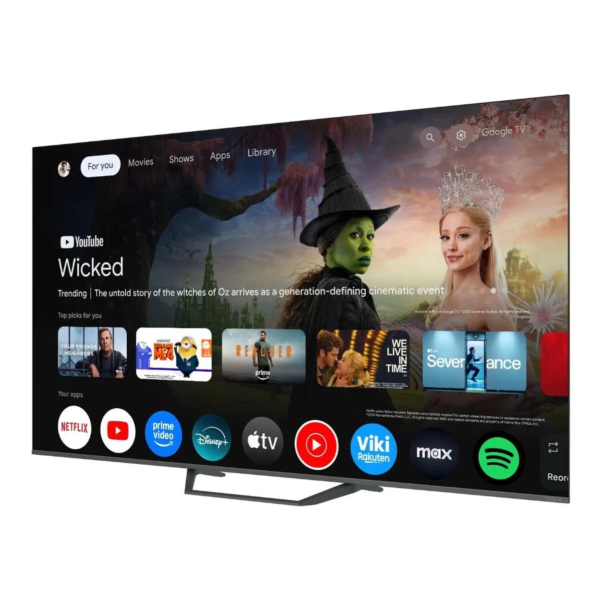 TESLA TV 75" 4K QLED Q75E655GUS, Smart TV, Google TV, UHD, DVB-T2/S2