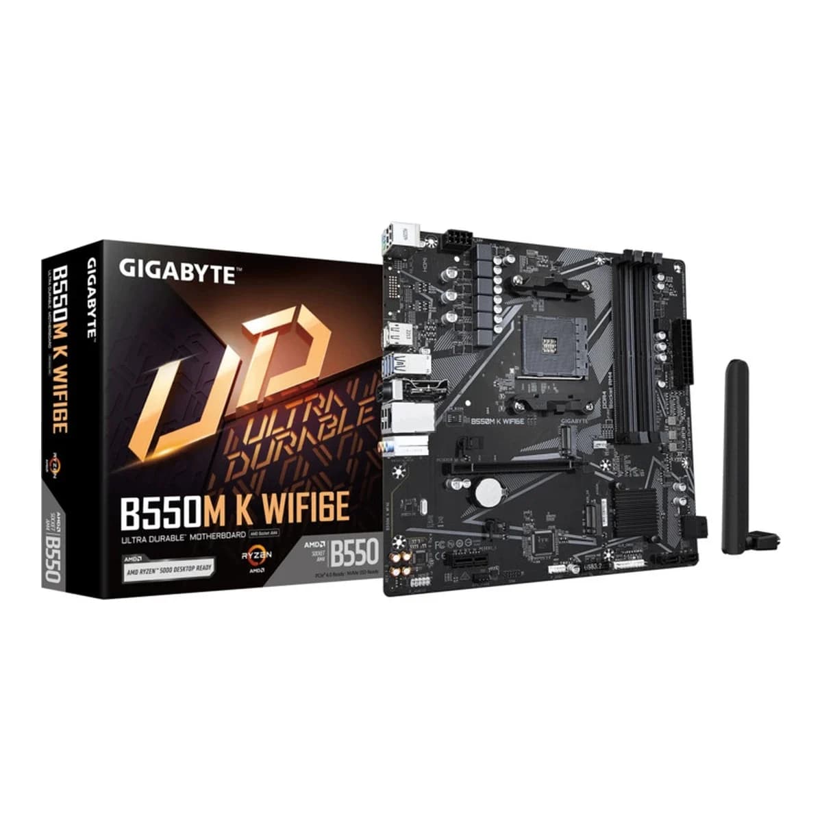 GIGABYTE Matična B550M K WIFI6E, AM4, B550, DDR4, mATX