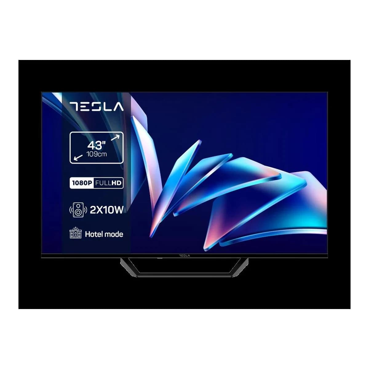 TESLA TV 43" Full HD LED 43E365BF, DVB-T2/S2, Hotel Mode