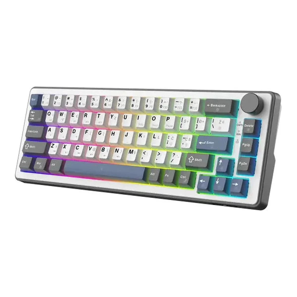 WHITE SHARK Tastatura Mehanicka EXCALIBUR-M, Bluetooth/USB/2.4GHz, KTT Linear Switch, 65%, RGB Gasket Mount