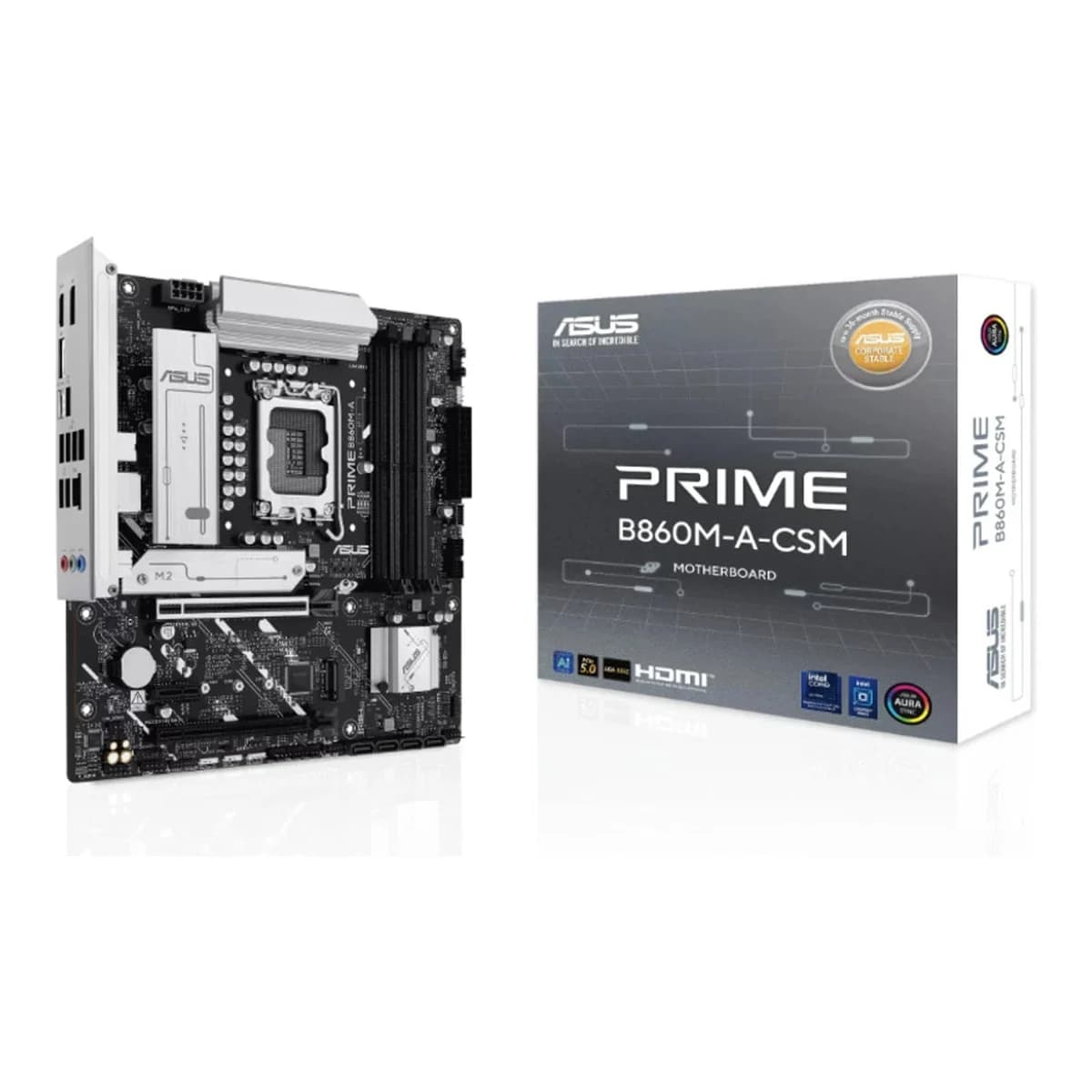 ASUS Matična Prime B860M-A-CSM, LGA 1851, B860, DDR5, mATX