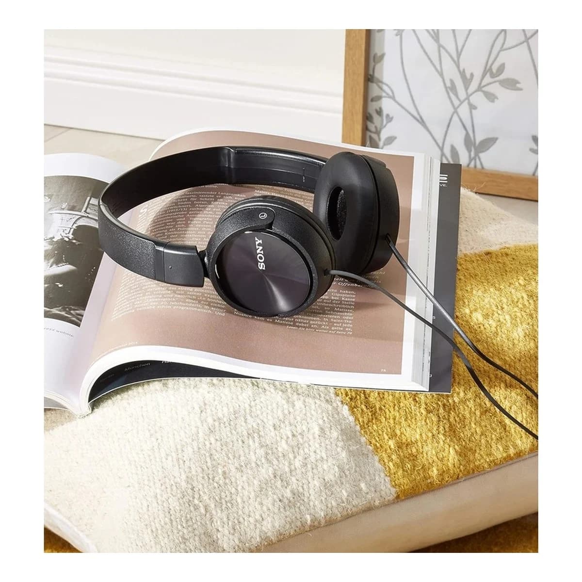 SONY Slušalice ZX310 On-Ear, Žične 3.5mm, Mikrofon, Crne