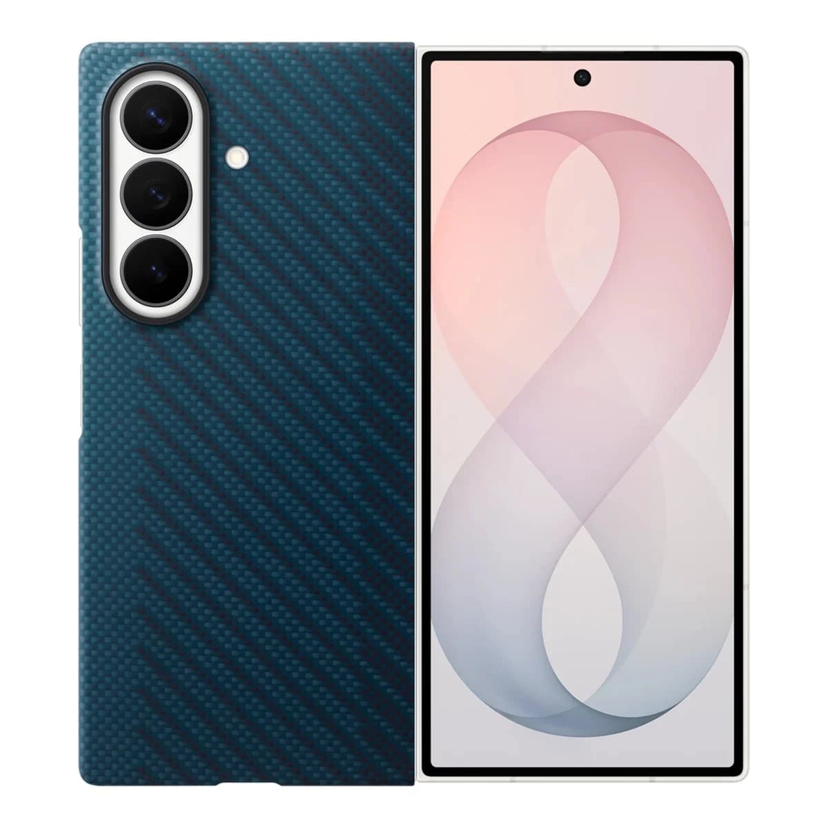 SAMSUNG Maska Galaxy Fold8 Ultra, Carbon, Magnet, Navy
