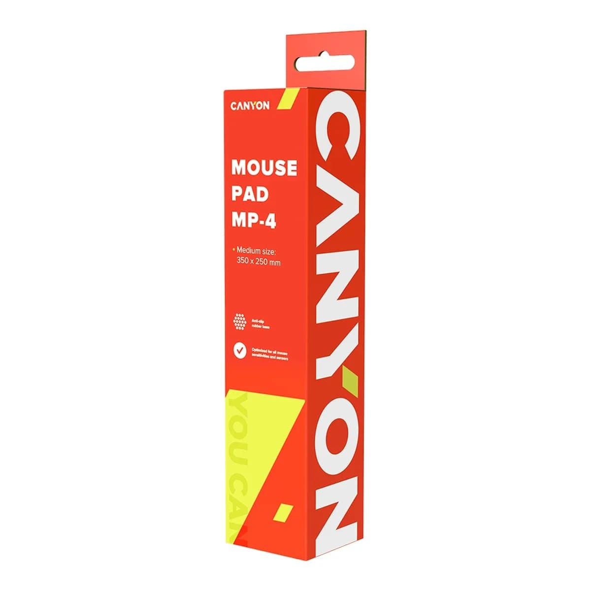 CANYON Podloga za miš MP-4, 350x250x3 mm, Multipandex, crna, non-gaming