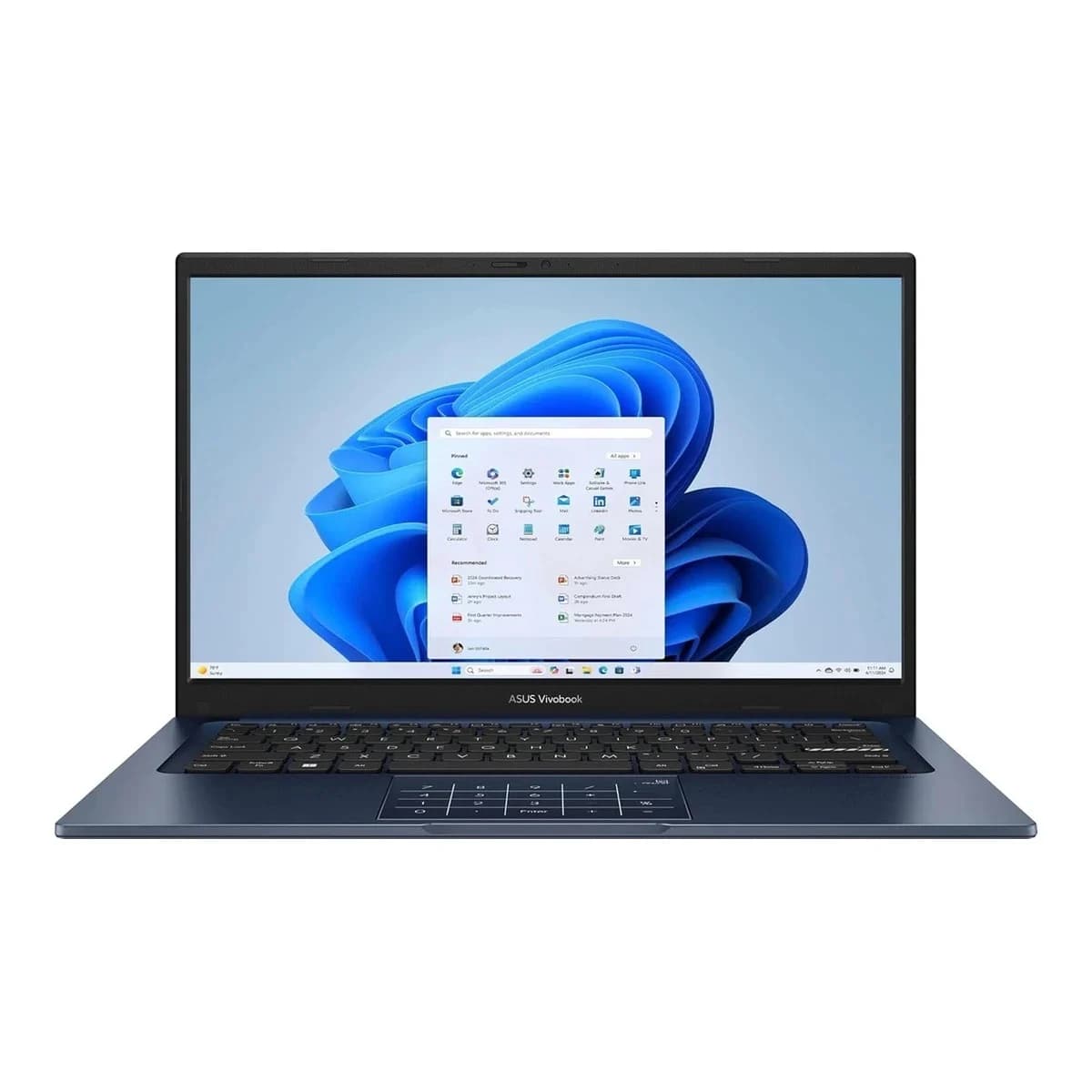 ASUS Laptop VivoBook X1404VAP-V14 14" Intel Core 5 120U, 256GB SSD, 8GB RAM, Windows 11 Home, Plava, Integrisana grafika