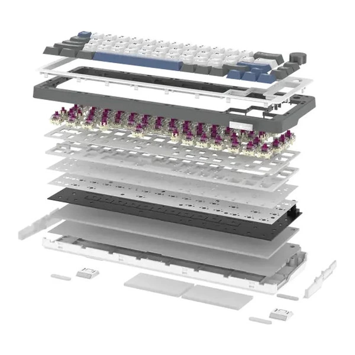 WHITE SHARK Tastatura Mehanicka EXCALIBUR-M, Bluetooth/USB/2.4GHz, KTT Linear Switch, 65%, RGB Triple Mode Gasket Hot-Swap