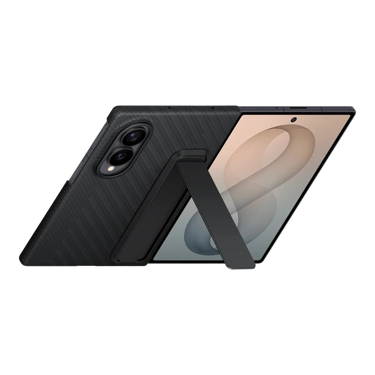 SAMSUNG Futrola Galaxy Fold8 Carbon Standing Black, Carbon, Stalak, Crna