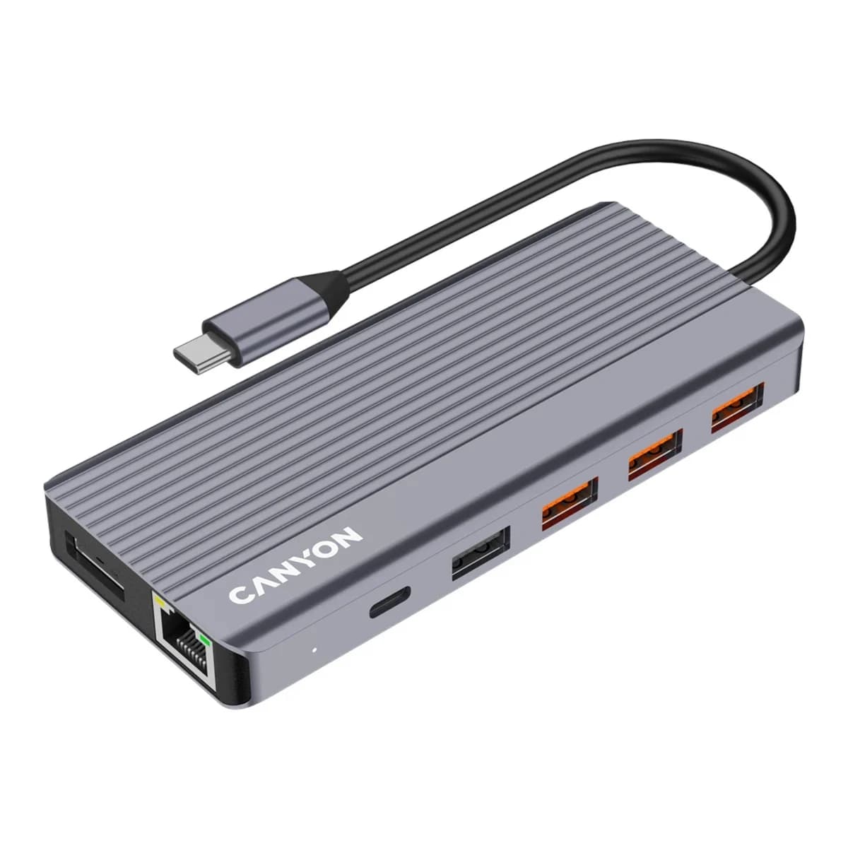 CANYON USB-C Hub DS-16 13in1 4k Grey