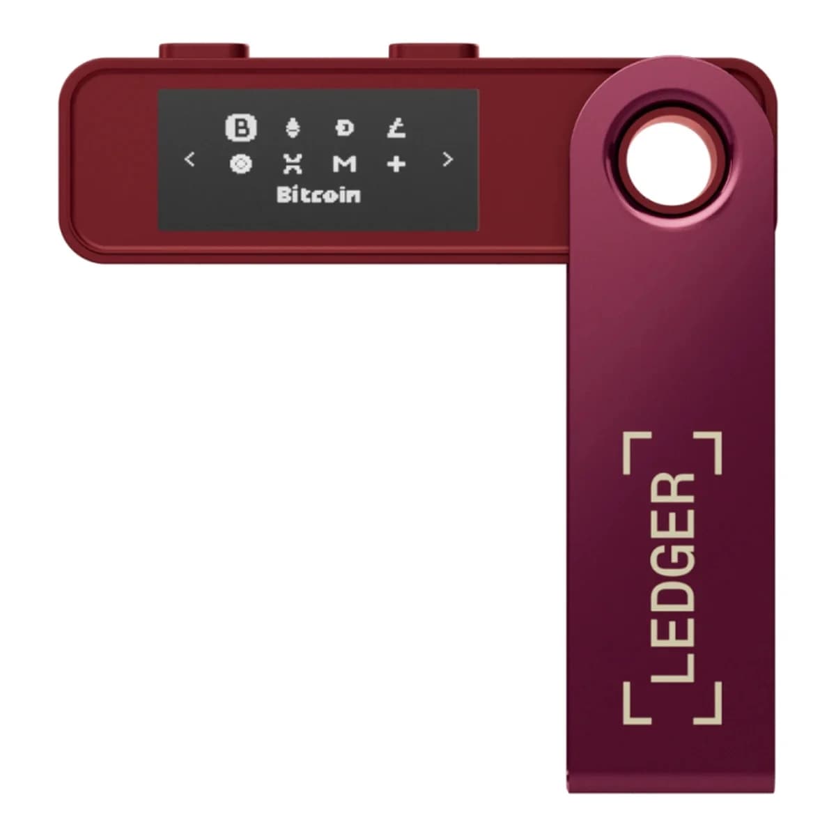 LEDGER Hardverski novčanik Nano S Plus Crimson Magenta, USB-C, zaštita PIN kodom, podrška za kriptovalute