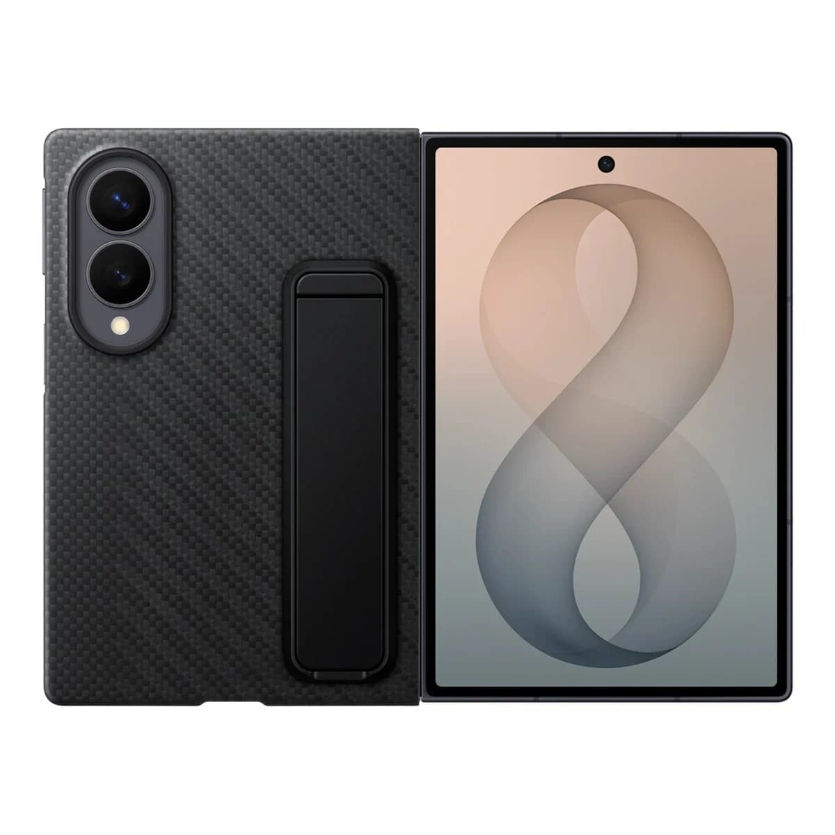 SAMSUNG Futrola Galaxy Fold8 Carbon Standing Black, Carbon, Stalak, Crna