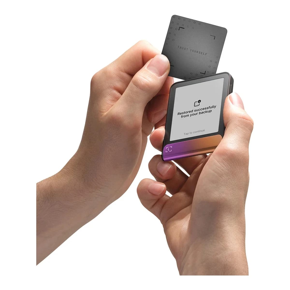 LEDGER Hardverski novčanik Flex, Ledger Recovery Key, Ferro Fuchsia
