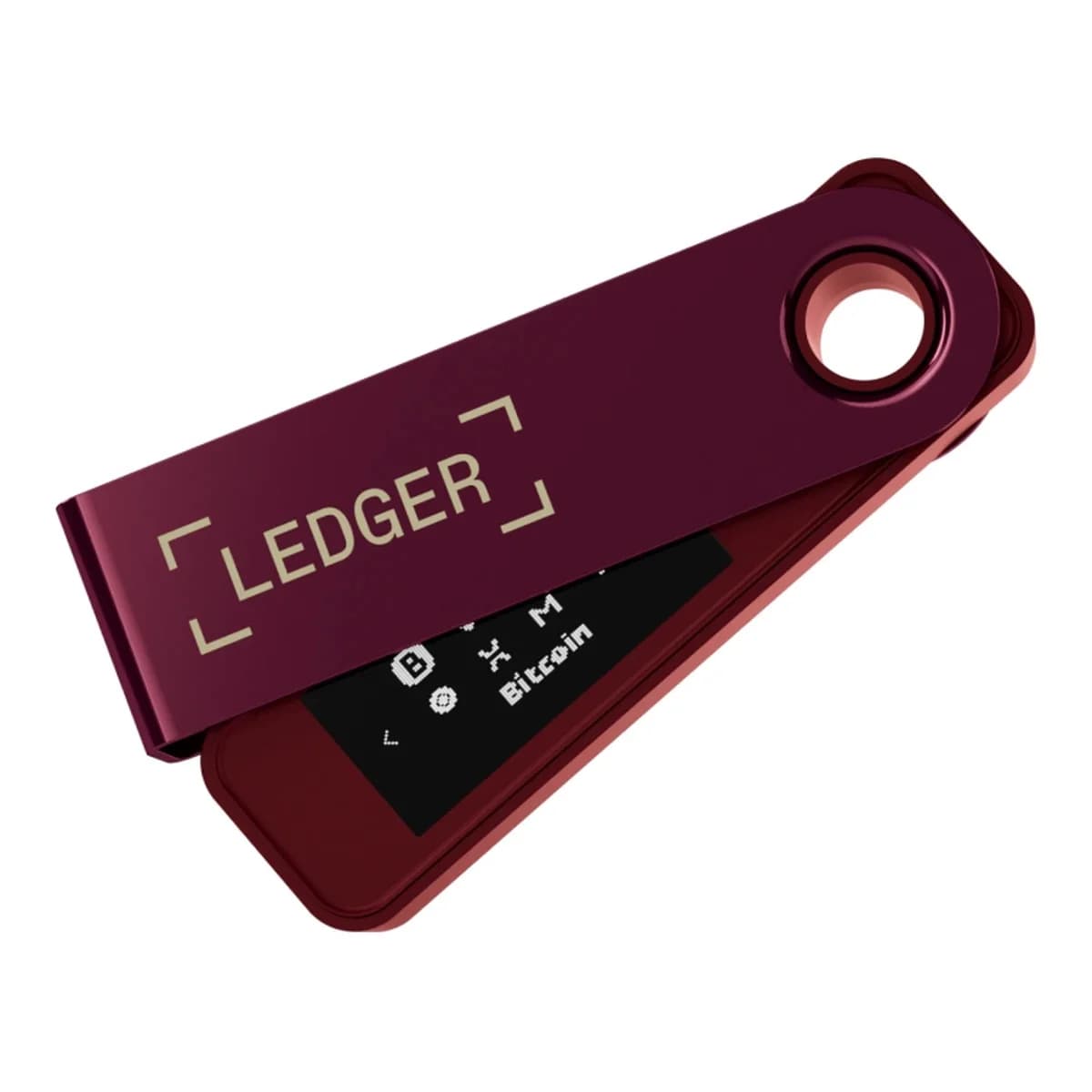 LEDGER Hardverski novčanik Nano S Plus Crimson Magenta, USB-C, zaštita PIN kodom, podrška za kriptovalute