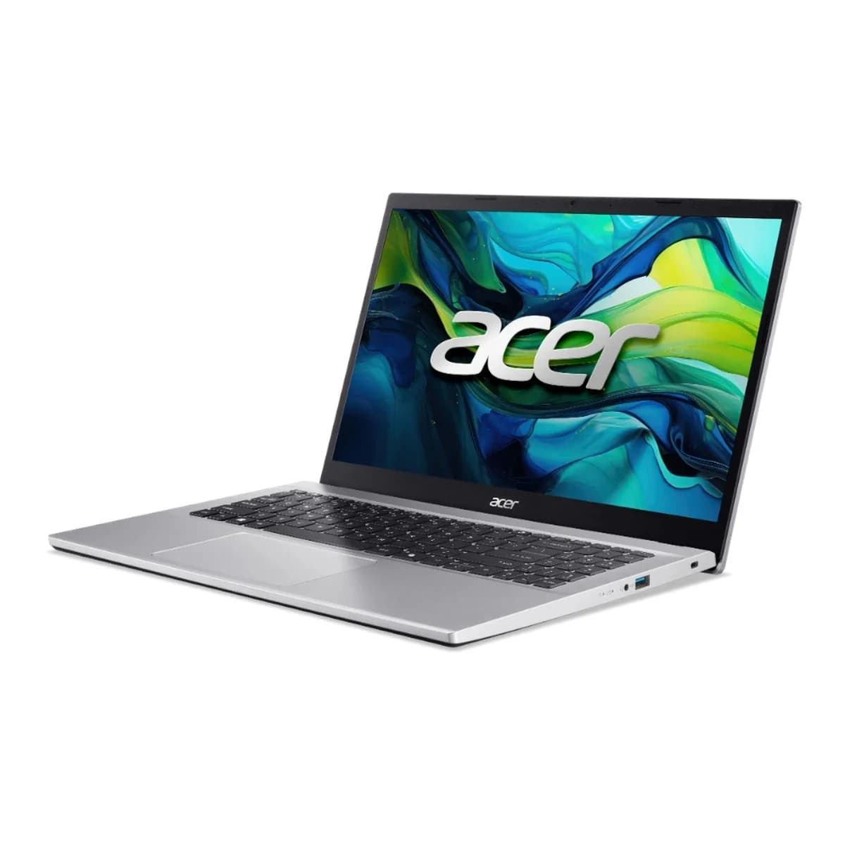 ACER Laptop Aspire Lite AL15-36P-32XP 15.6" Intel Core 3 N350, 128GB SSD, 8GB RAM, Windows 11 Home, Silver, Intel UHD Graphics