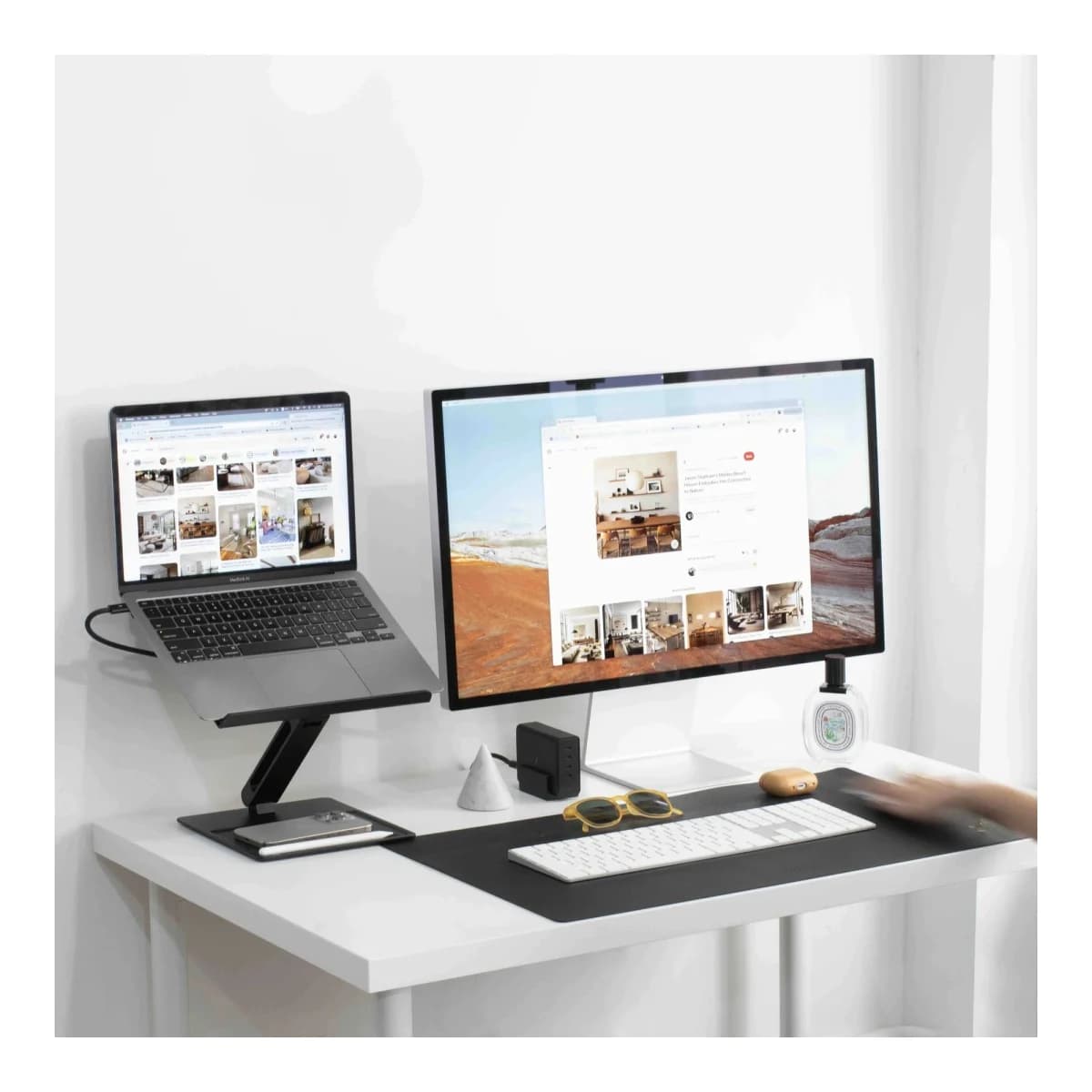 NATIVE UNION Stalak za Laptop Home, Crna
