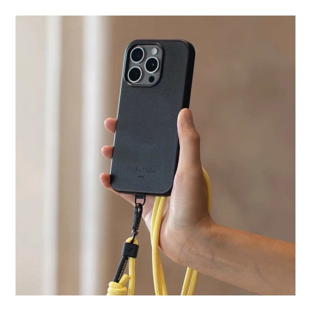 NATIVE UNION Torbica preko ramena City Sling, Lemon