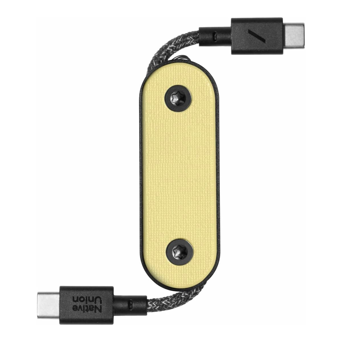 NATIVE UNION Kabl Pocket USB-C to USB-C, Lemon