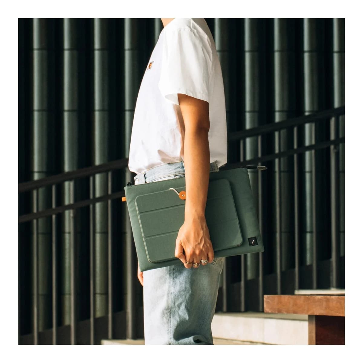 NATIVE UNION Navlaka Stow Lite Sleeve, za MacBook 16", Slate Green