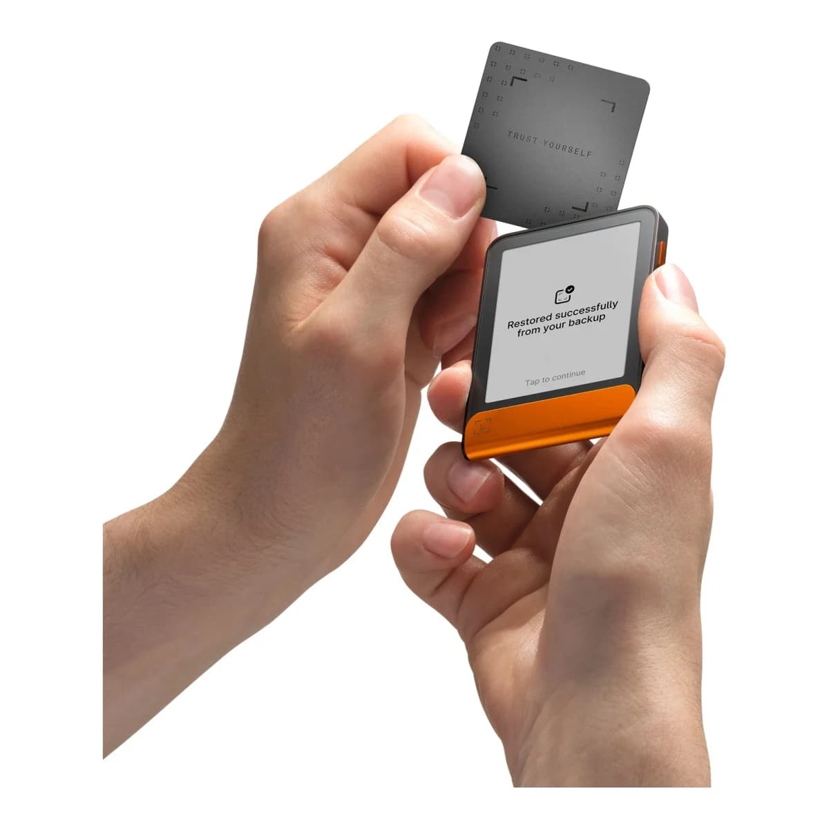 LEDGER Kripto novčanik Flex, Orange, Ledger Recovery Key