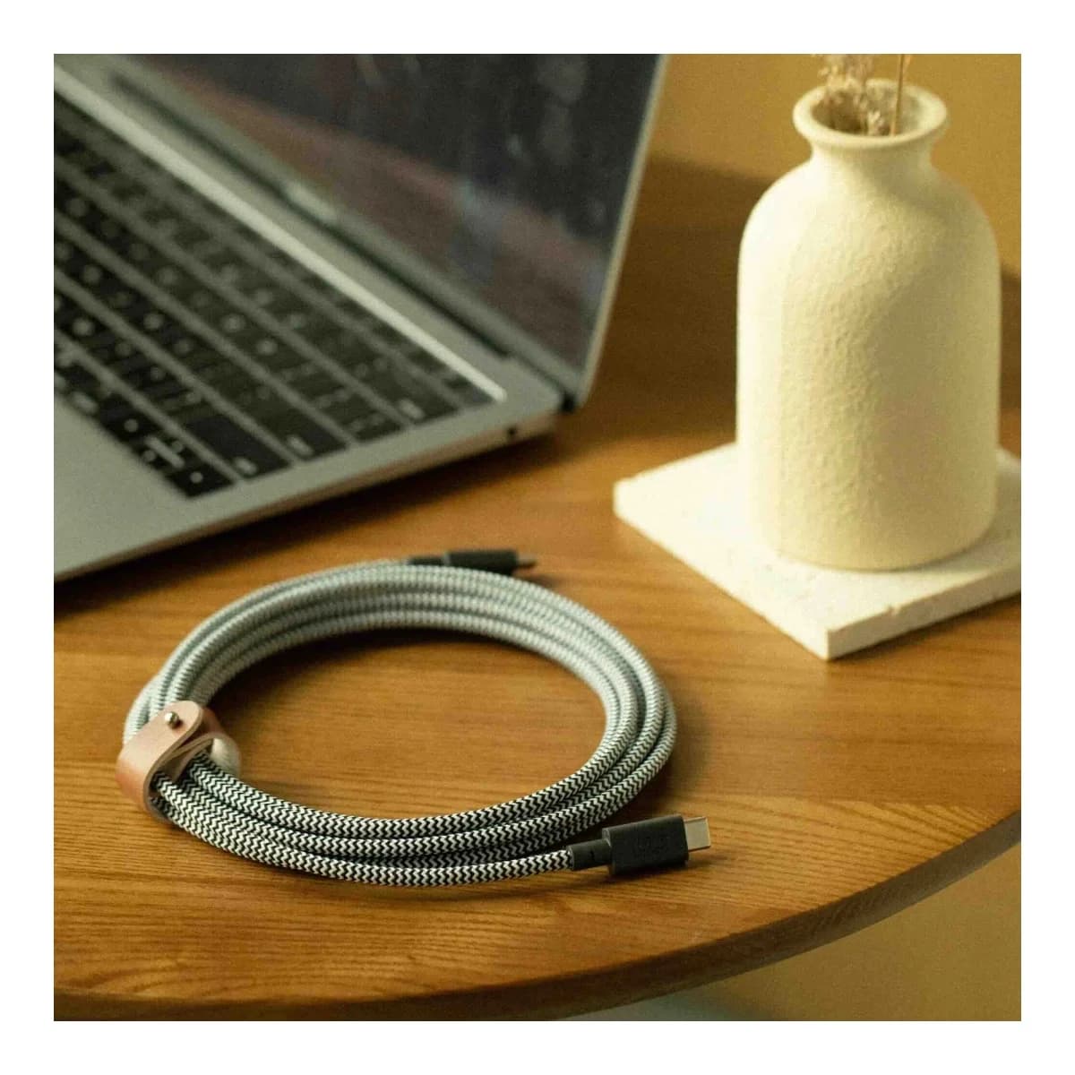 NATIVE UNION USB-C Kabel Belt Cable XL, 3m, USB-C na USB-C, Zebra