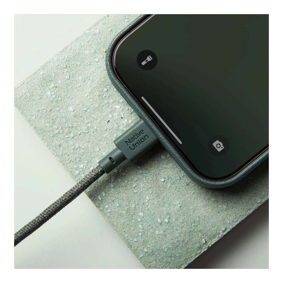 NATIVE UNION Kabel Belt Cable, USB-C na USB-C, 1,2 m, Slate Green