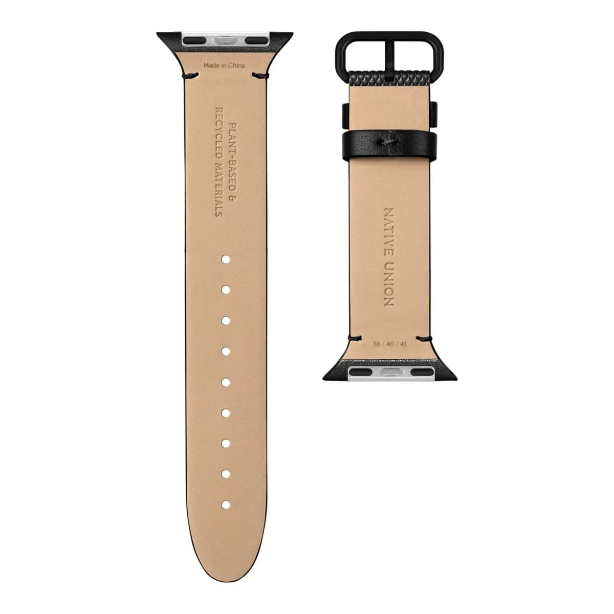 NATIVE UNION Remen za Apple Watch (Re)Classic Strap, 40mm, Crna