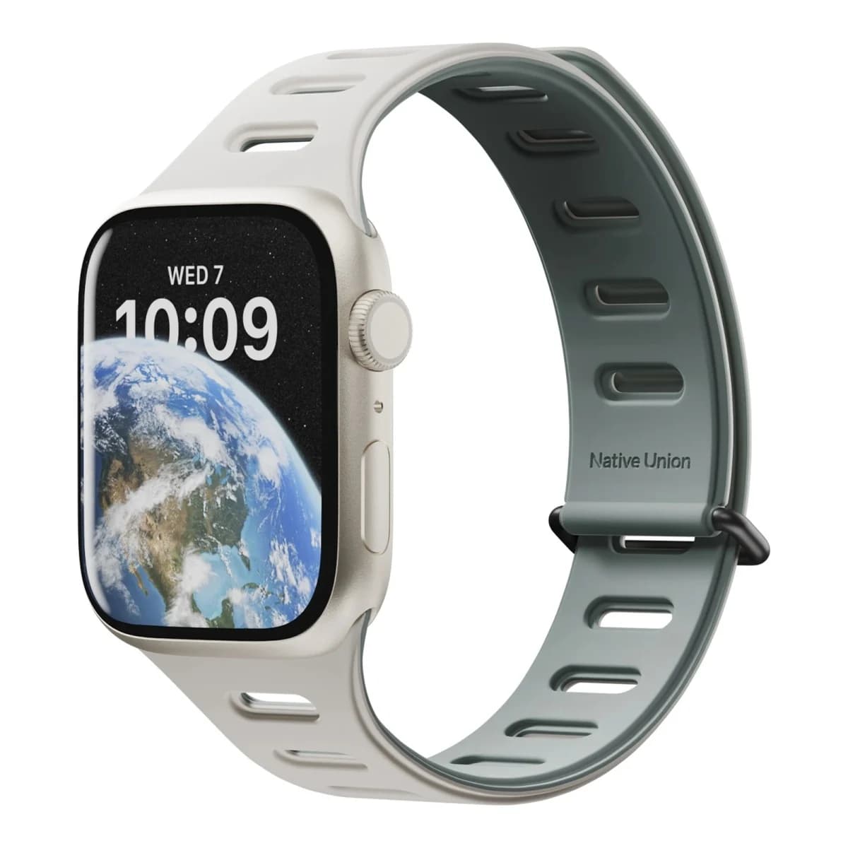 NATIVE UNION Narukvica za Apple Watch Active Watch Band, Ultra 42/44/45/49mm, Green/Sandstone