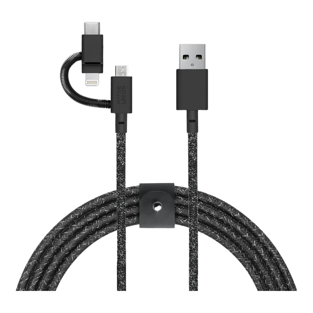 NATIVE UNION Kabel Belt Cable Universal, 2m, Cosmos Black